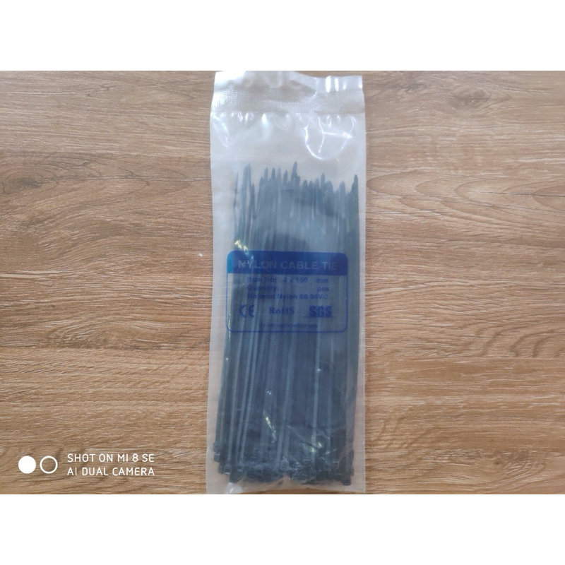 Dây rút màu đen 4x150( 1 bịch 80 cái) | Shopee Việt Nam
