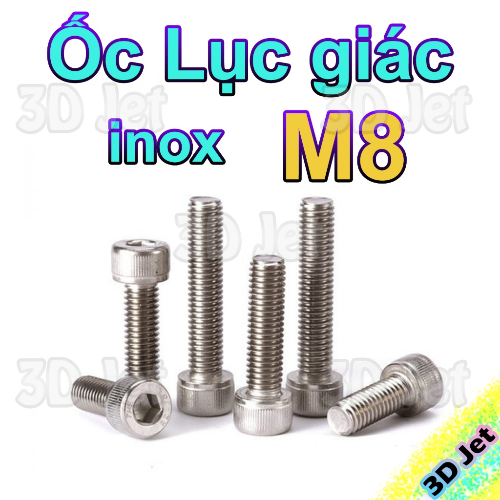 Ốc - Bulong Lục Giác Inox M8 , ốc tán inox | Shopee Việt Nam