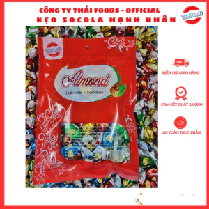 COMBO 3 gói Kẹo Socola Hạnh nhân nguyên vị Thái Foods, Sô Hạnh nhân