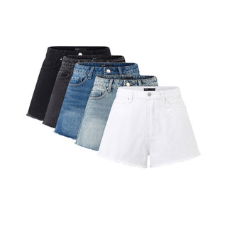 MIDDUA - SJ017 Short jean rách túi sau 5 màu