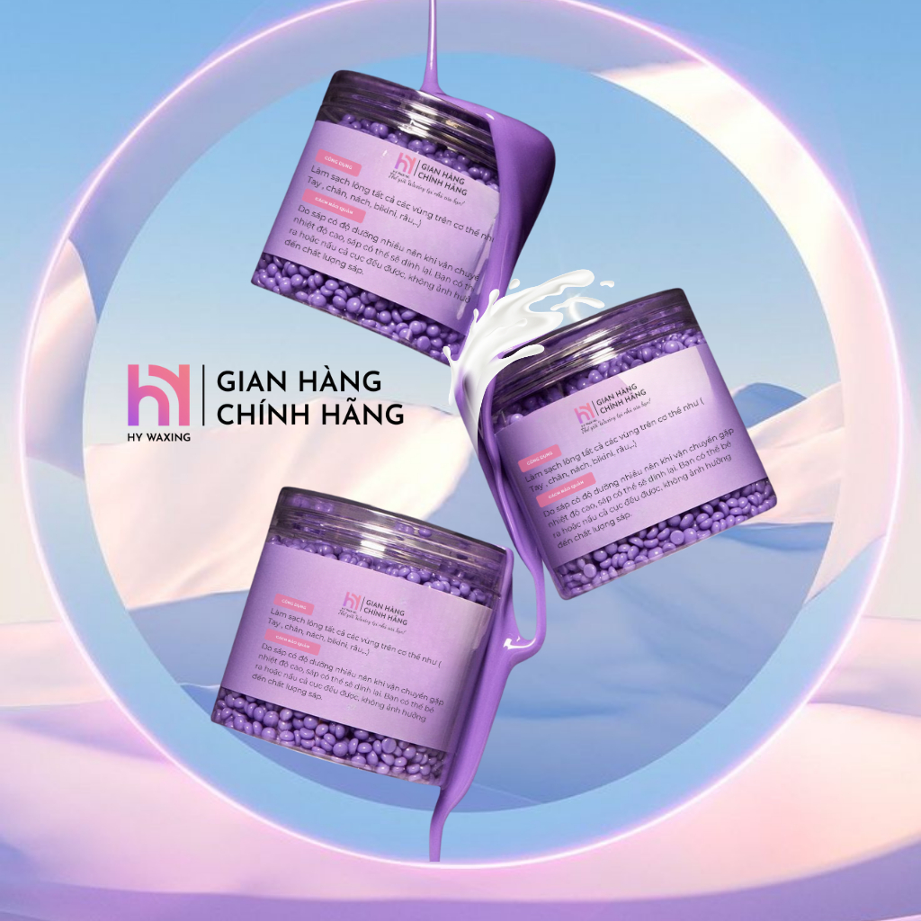 [ MỚI NÂNG CẤP] Sáp Wax Lông Sữa Dừa Lavender Dành Cho Da Nhạy Cảm Wax ...