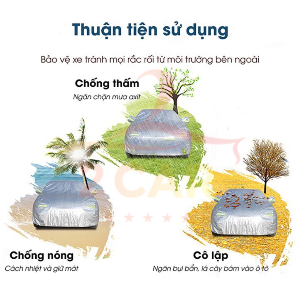 Bạt che phủ xe, áo trùm xe Honda BRV, BR-V cao cấp ( bạt 3 lớp Tráng Nhôm, chống xước, chống nóng, mưa cực tốt)