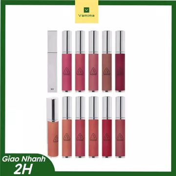 Son Kem Lì 3CE Hazy Lip Clay 4g Hipamine Warm Brownie Whip Red Plum Pudding Common Stranger Typegirl - Vamima