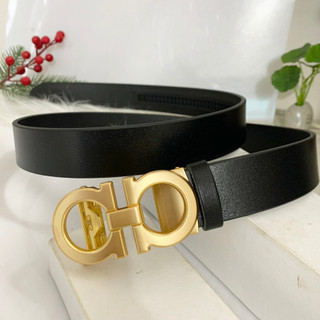 Thắt lưng nam da thật khoá tự động chữ a siêu chất bản dây 3,5cm