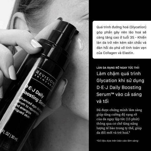 Serum trẻ hoá và kích hoạt năng lượng tế bào – Revision Skincare D-E-J BOOSTING SERUM