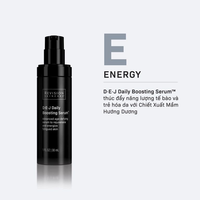 Serum trẻ hoá và kích hoạt năng lượng tế bào – Revision Skincare D-E-J BOOSTING SERUM