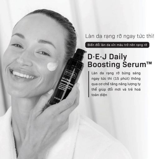 Serum trẻ hoá và kích hoạt năng lượng tế bào – Revision Skincare D-E-J BOOSTING SERUM