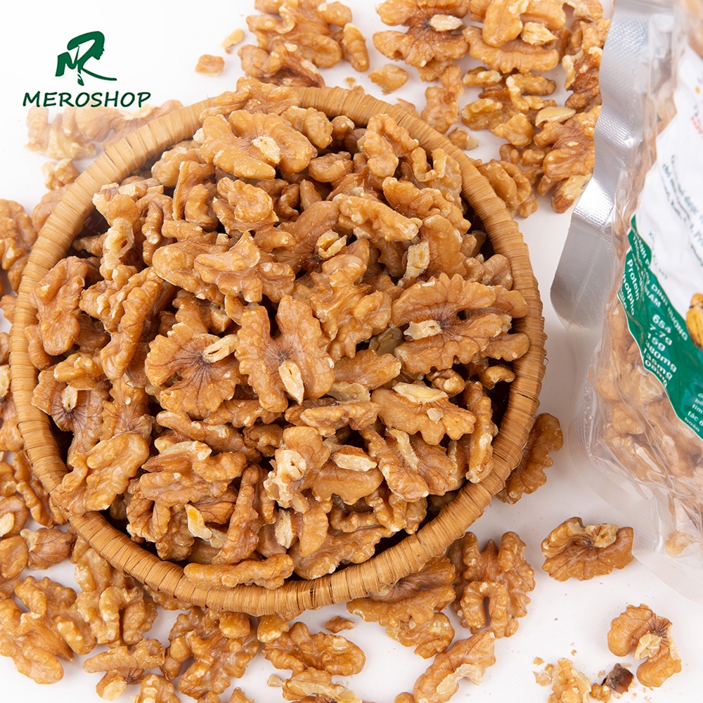 250Gr Nhân óc chó vàng nhập khẩu Mẹ Rô. Có hồ sơ công bố, xuất hóa đơn công ty đầy đủ