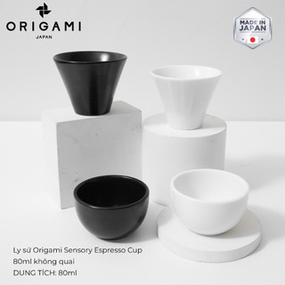 [ORIGAMI JAPAN] Ly sứ ORIGAMI Sensory Espresso Cup 80ml không quai