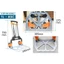 Xe đẩy hàng 2 bánh gấp gọn 80kg Nhập khẩu ADVINDEQ, xe kéo hàng xếp gọn đa năng siêu thị truck trolley