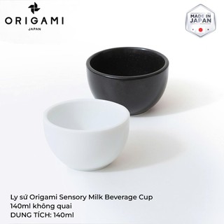 [ORIGAMI JAPAN] Ly sứ ORIGAMI Sensory Milk Beverage Cup 140ml không quai