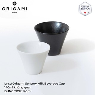 [ORIGAMI JAPAN] Ly sứ ORIGAMI Sensory Milk Beverage Cup 140ml không quai