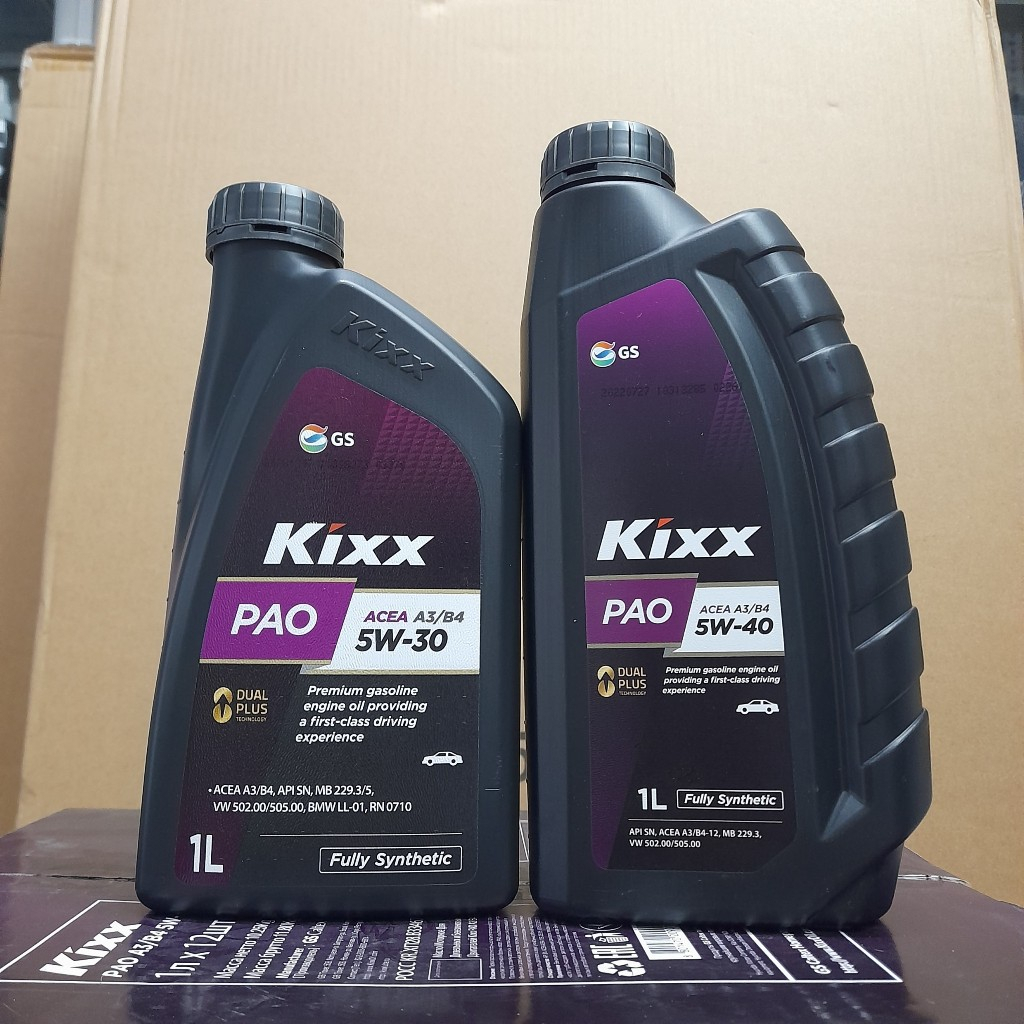 KIXX Dầu Nhớt Cao Cấp Pao A3/B4 5W30 - 5W40 Fully Synthetic 1 Lít Nhập ...