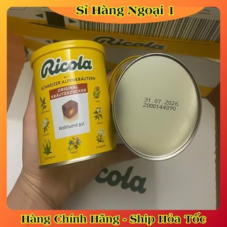 [Date mới nhất đủ bill] Kẹo ngậm ho thảo mộc Ricola Original Herb 250gr Đức