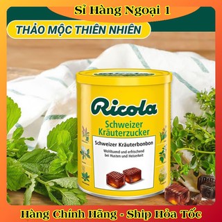[Date mới nhất đủ bill] Kẹo ngậm ho thảo mộc Ricola Original Herb 250gr Đức