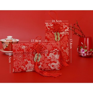 SẴN HÀNG Bao Lì Xì Vải Gấm Cao Cấp - Bao Dọc - Bao Ngang Lì Xì Tết Sang Chảnh