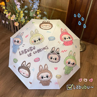 ô dù gấp gọn labubu chống tia UV ,ô dù labubu chống nắng mưa hot trend mẫu mới