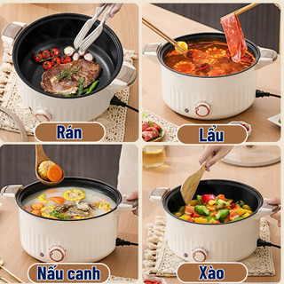 Nồi Hầm Áp Suất Đa Năng 5L Size 24cm – Xào, Nấu, Lẩu, Chiên, Nấu Súp, Canh | Chống Dính Cao Cấp