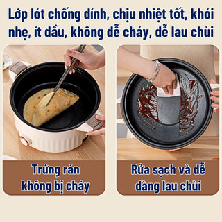 Nồi Hầm Áp Suất Đa Năng 5L Size 24cm – Xào, Nấu, Lẩu, Chiên, Nấu Súp, Canh | Chống Dính Cao Cấp