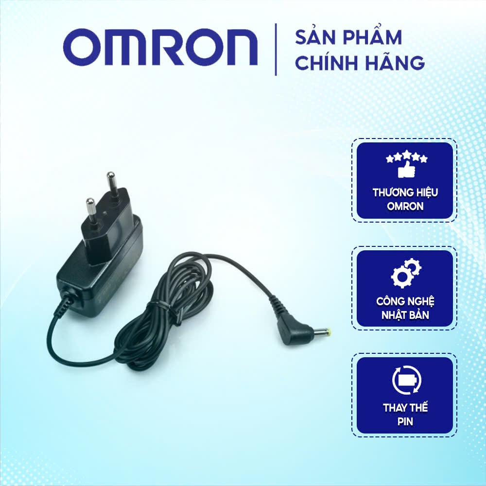 Ảnh BỘ ĐỔI NGUỒN ĐIỆN MÁY ĐO HUYẾT ÁP OMRON AC ADAPTER HHP-CM01-AP 1