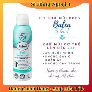 Xịt thơm cơ thể và khử mùi Balea của Đức - Mẫu mới nhất
