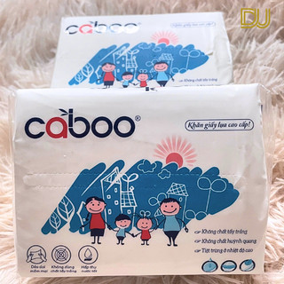 Khăn giấy khô bỏ túi đa năng CABOO mềm mịn an toàn siêu tiết kiệm 1 gói 300 tờ