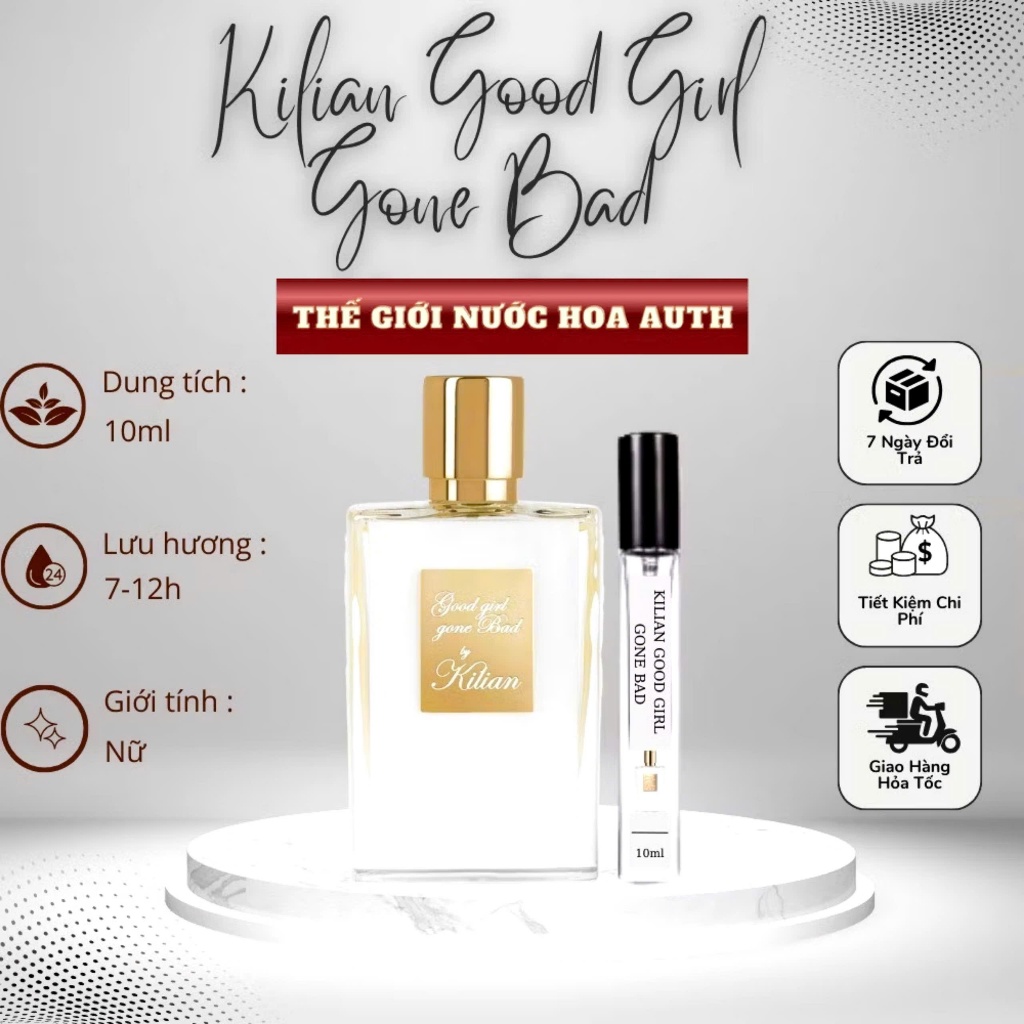 Nước hoa nữ Kilian Rắn Trắng K.L Good Girl Gone Bad dung tích 50ml ...
