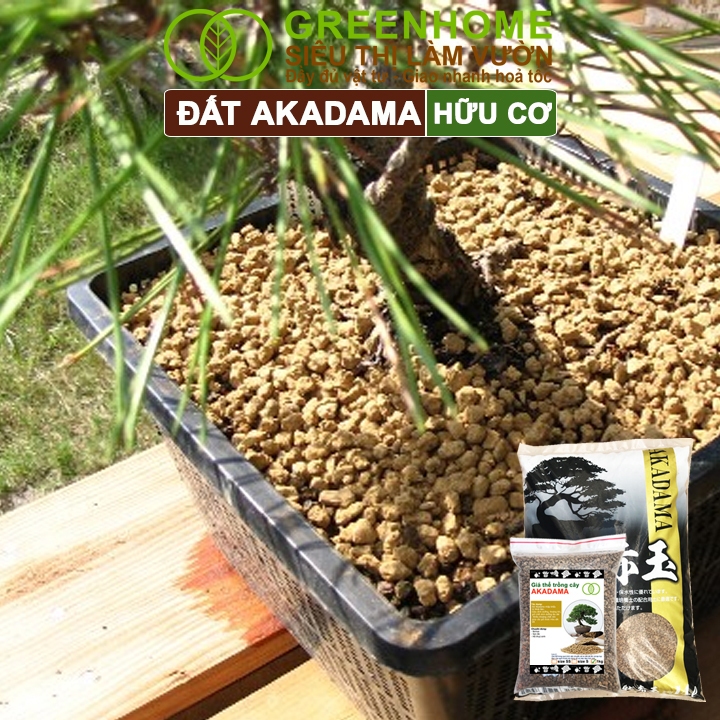 Ảnh Đất Akadama Greenhome, Bao 500GR, Giá Thể Bonsai, Kiểng Lá, Sen Đá, Phân Nền Thủy Sinh, Dưỡng Chất 4