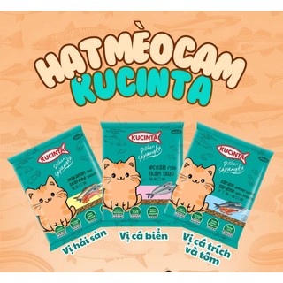 Hạt Mèo Cam Kucinta Thức Ăn Khô 1kg Dinh Dưỡng Cân Bằng Cho Mèo