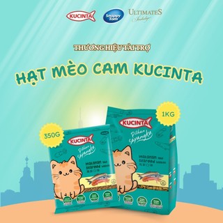 Hạt Mèo Cam Kucinta Thức Ăn Khô 1kg Dinh Dưỡng Cân Bằng Cho Mèo