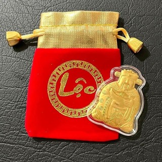 [QUÀ TẾT CHẤT] Ông Thần Tài Vàng Kèm Túi Gấm Phúc Lộc, Làm Quà Tặng Cực Sang Chảnh Ngày Vía Thần Tài
