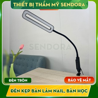 Đèn led kẹp bàn bóng dài xoay 360 độ, Đèn kẹp bàn học, làm nail, spa chống cận, bảo vệ mắt