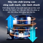 Tủ đông mini 65 lít Tủ trữ đông sữa mẹ,thịt,cá,Làm đá nhanh Có 5 mức nhiệt độ Tiết kiệm năng lượng BH 1 năm — ảnh 5