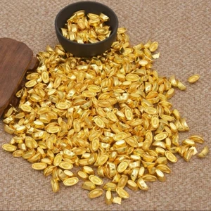 Thỏi vàng Kim nguyên bảo bằng đồng mạ vàng tài lộc giàu có - đặt bàn thờ Thần Tài