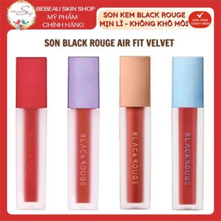 Son Kem Lì Black Rouge Air Fit Velvet A06 A12 Nhập Khẩu Chính Hãng - Bebeau