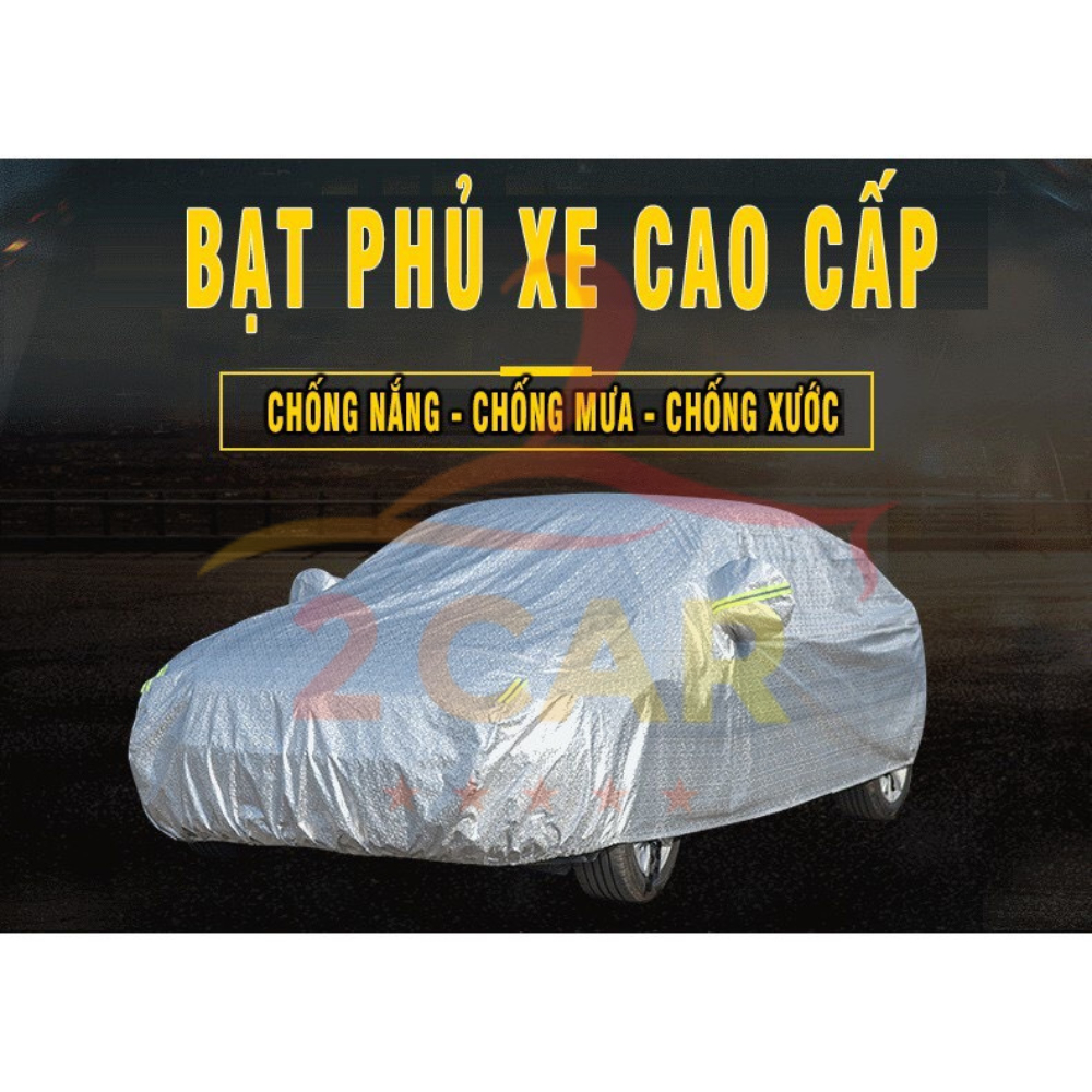 Bạt Che Phủ Xe Toyota Innova / Innova Cross Cao Cấp (bạt 3 lớp Tráng Nhôm, chống xước)-Size YXXL
