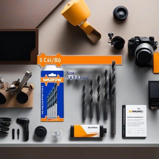 WADFOW Bộ 5 mũi khoan  gỗ WSJ3K01