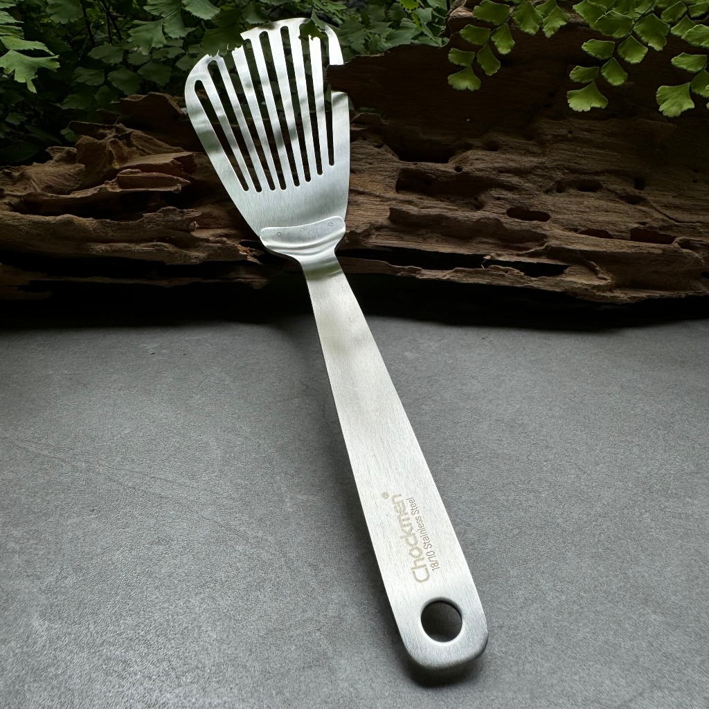 Xẻng Lật KINSGEM by Chockmen Inox 18/10 Xẻng Muôi Muỗng Lật Cá Trứng Rán Thịt Đa Năng Nhà Bếp