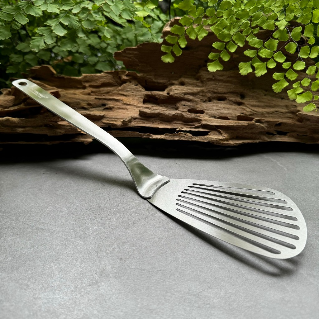 Xẻng Lật KINSGEM by Chockmen Inox 18/10 Xẻng Muôi Muỗng Lật Cá Trứng Rán Thịt Đa Năng Nhà Bếp