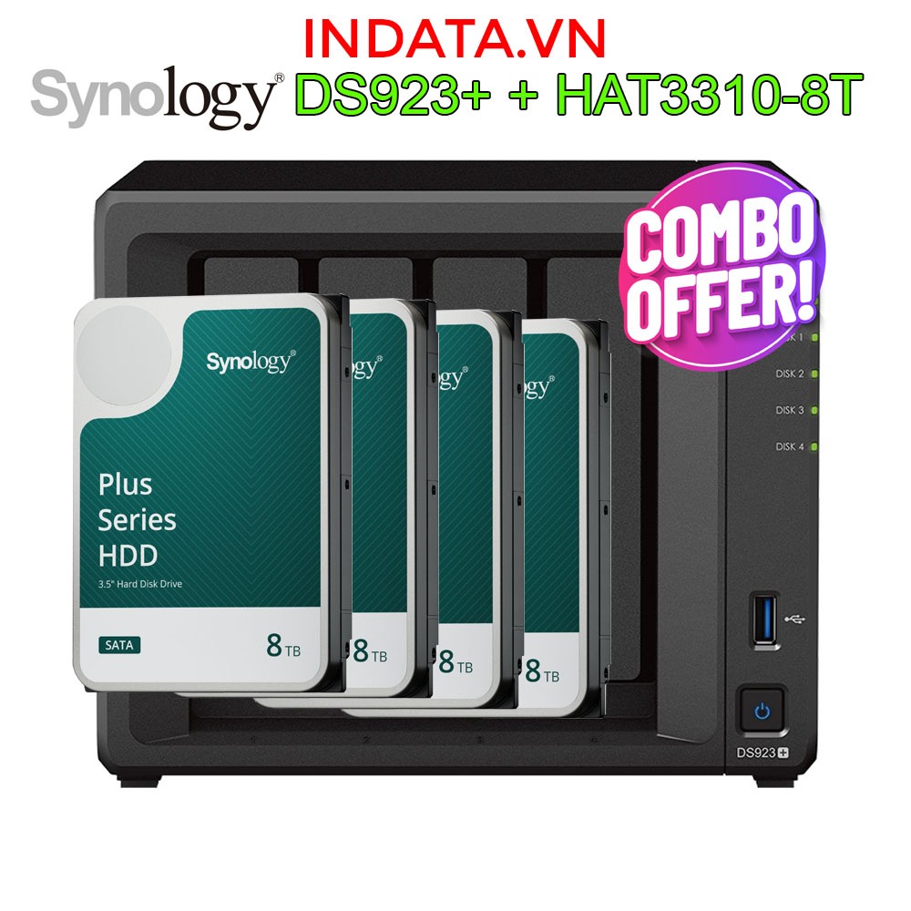 Synology DS925+ (4 X 8 TB, Synology HAT 33xx) - Kaufen Bei