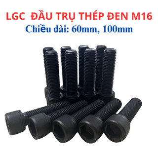Bulong lục giác chìm thép đen M16 dài từ 35mm - 200mm cấp bền 12.9.