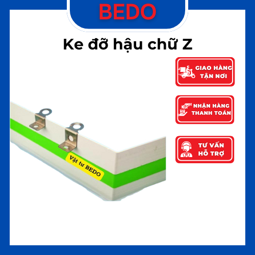 [TÚI 1000C] Ke góc vuông 90 độ BEDO - Phụ kiện đỡ hậu chữ 7mm và tai vít chân chữ nổi quảng cáo chuyên dụng
