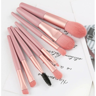 -Set 8 Cọ Trang Điểm Lông Mềm Giá Rẻ Tiết Kiệm