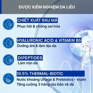 Serum làm dịu, làm lành và phục hồi da tổn thương hằng ngày URIAGE BARIÉDERM-CICA DAILY SERUM 30ml