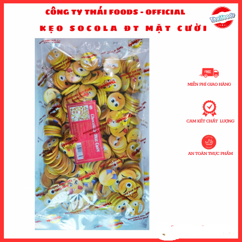 Kẹo socola đồng tiền túi 1kg các hình thù khác nhau thương hiệu Thái Foods