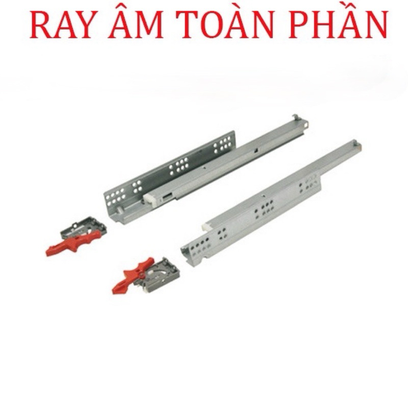 Ray âm mở toàn phần giảm chấn 3 tầng - ray âm giảm chấn | Shopee Việt Nam