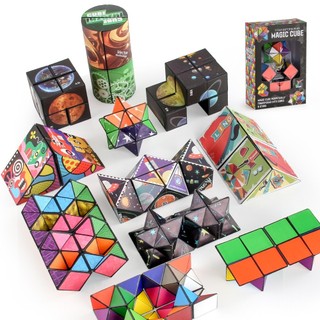 Đồ Chơi Khối Rubik 3D Khối Lập Phương Ma Thuật Thay Đổi Hình Dạng Độc Đáo Tăng Trí Sáng Tạo Cho Trẻ 89058