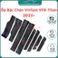Ốp bậc cửa, Nẹp bước chân Vinfast VF8 2023, Mẫu Titan phay xước cao cấp