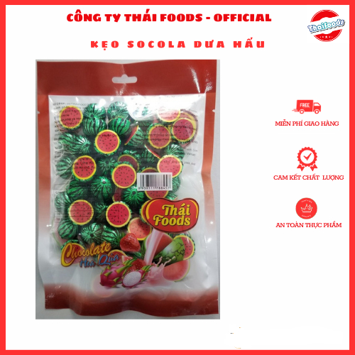 Kẹo socola Dưa hấu Thái foods túi 1kg/300gr/lọ 50c/ date mới