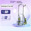 Xe kéo hàng leo cầu thang 6 bánh rút gọn 120kg nhập khẩu ADVINDEQ TL-120/200, xe kéo lên xuống cầu thang đa năng